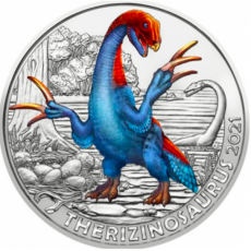 Áustria 3€ Therizinosaurus 2021